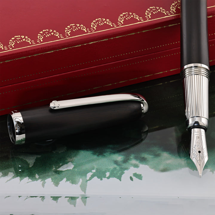 Cartier Dandy Ebony Wood Limited Edition Fountain Pen