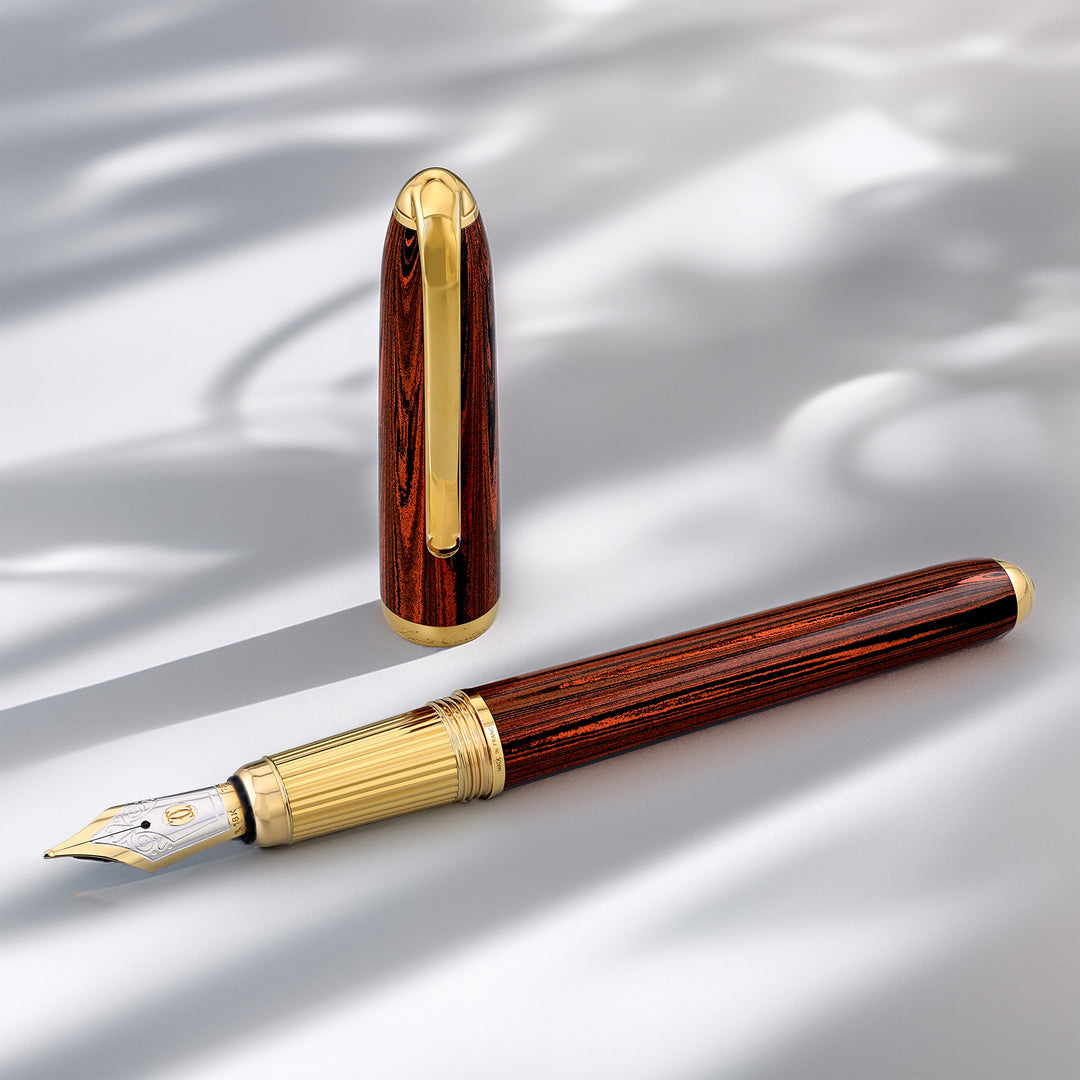 Cartier Dandy Red Ebonite Limited Edition Fountain Pen