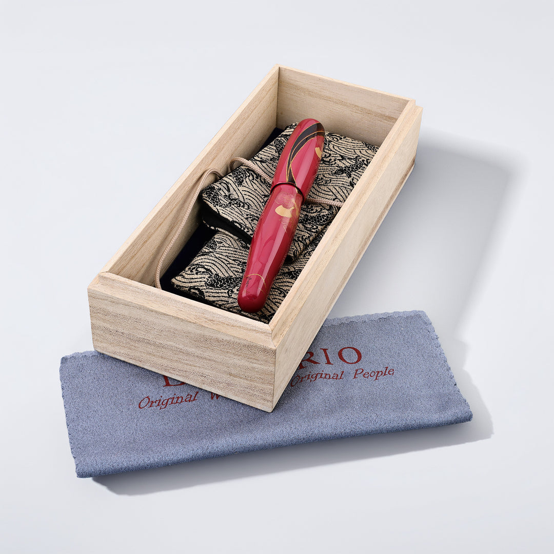 Danitrio Orchid Maki-E on Hyotan Limited Edition Fountain Pen