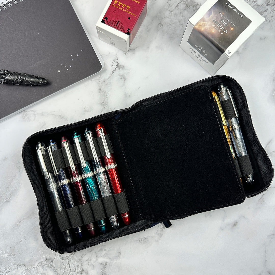 Girologio Denim Pen Zip Cases 12-24-48