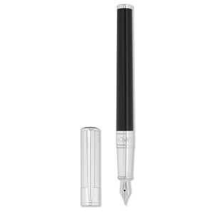 S.T. Dupont Initial Fountain Pen Black Duo Tone