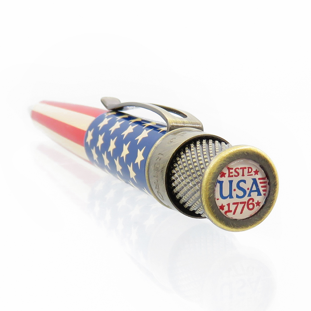 Retro 51 Tornado Vintage Metalsmith Tribute 250 Flag - Rollerball