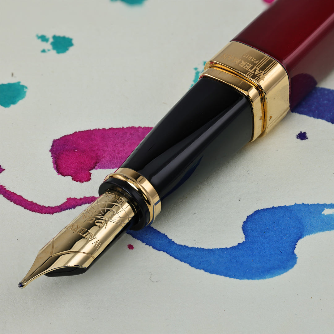 Waterman Exception Slim Red/Gold Fountain Pen