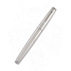 Waterman Expert Hemisphere Silver Metal Rollerball
