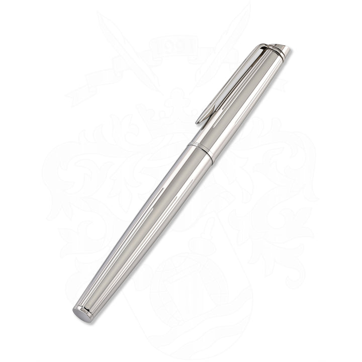 Waterman Expert Hemisphere Silver Metal Rollerball