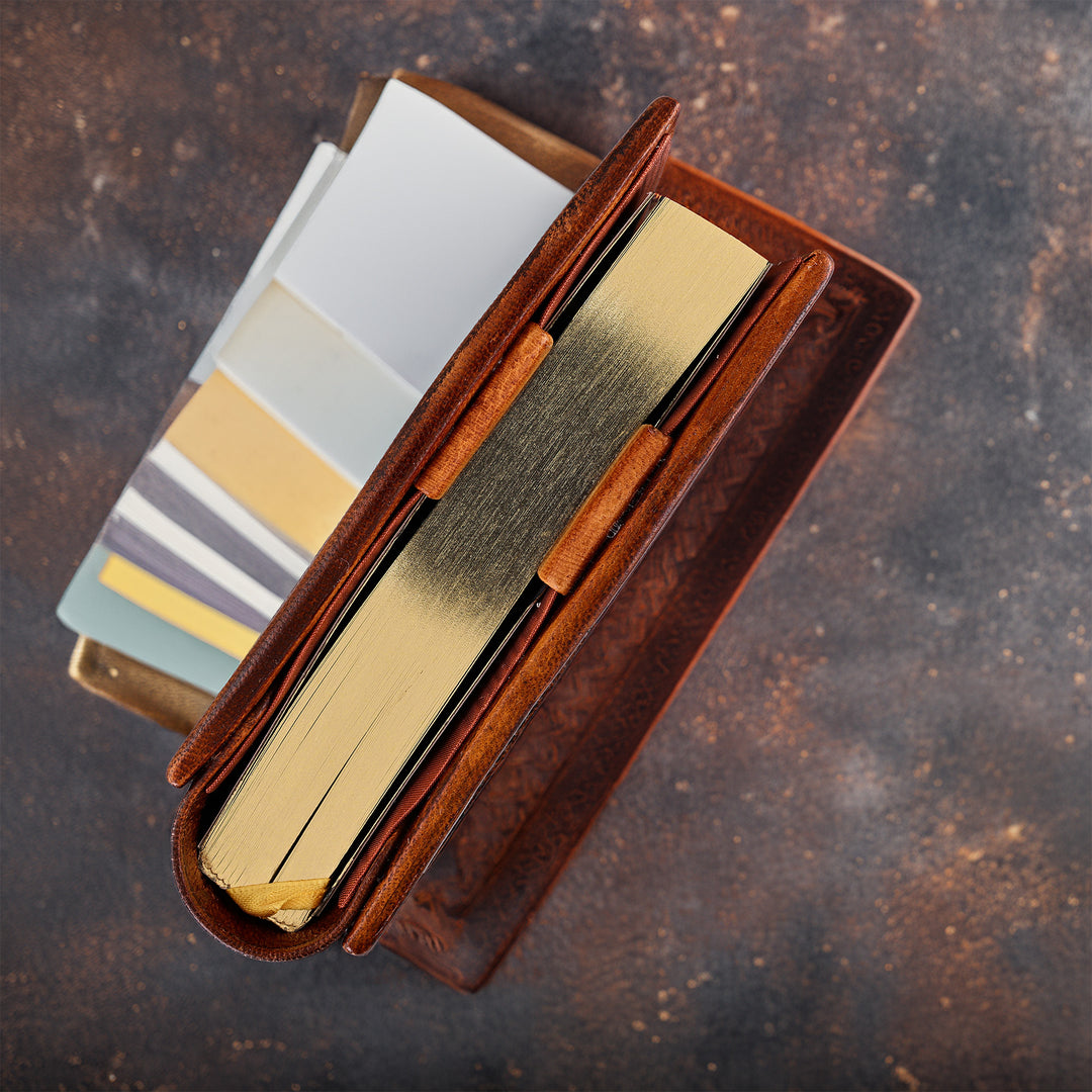 Leonardo Italian Refillable Leather Journal