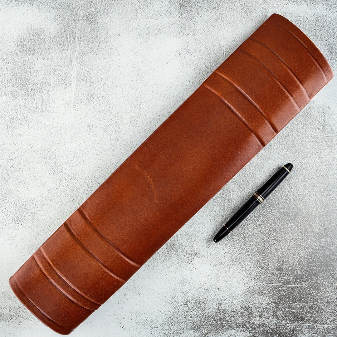 Villaggio Cognac Italian Leather Photo Album | Fiorentina Italy