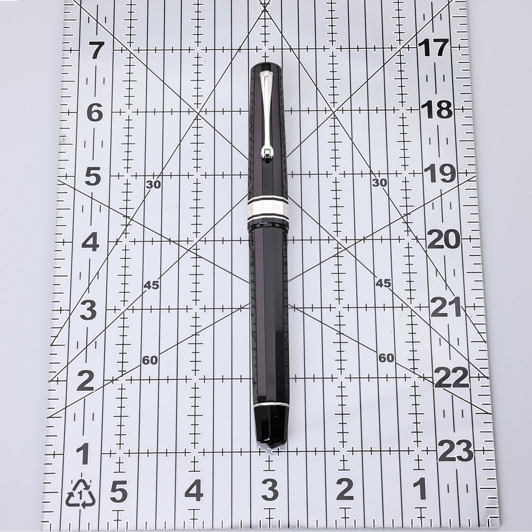 Omas Paragon Black With Rhodium Trim