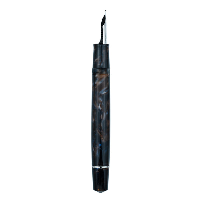 OMAS Bologna Galassia Fountain Pen With Silver Trim