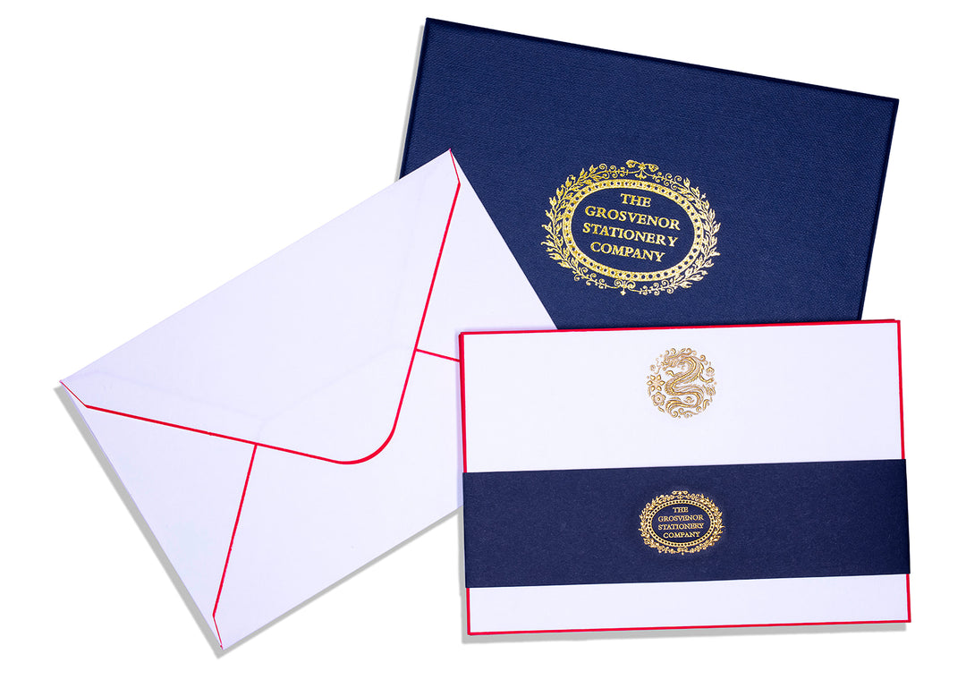 Grosvenor Cards &amp; Envelopes - Golden Dragon (10ct.)