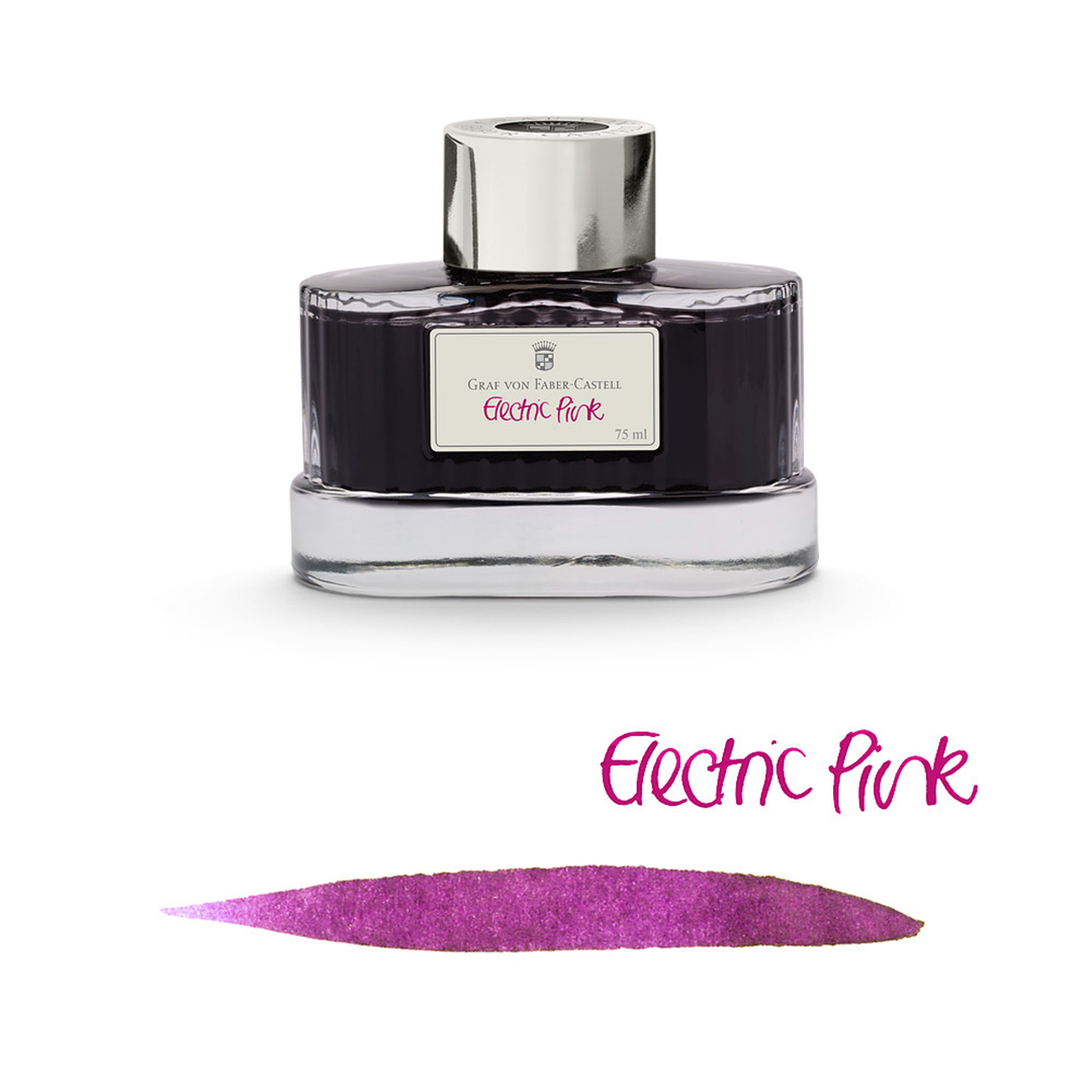 Graf von Faber-Castell 75ml Ink Bottle - Electric Pink