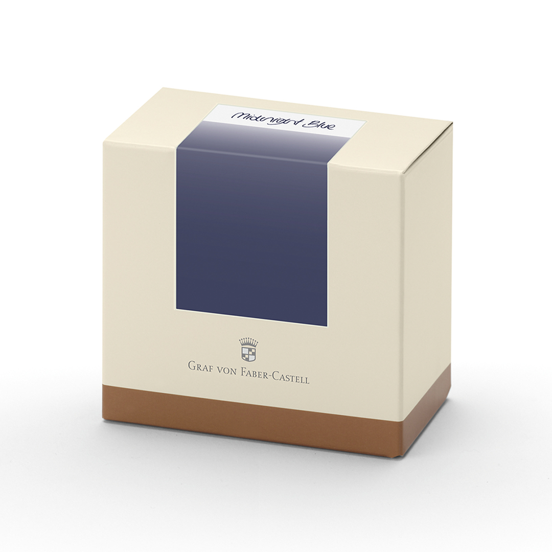 Graf von Faber-Castell 75ml Ink Bottle - Midnight Blue