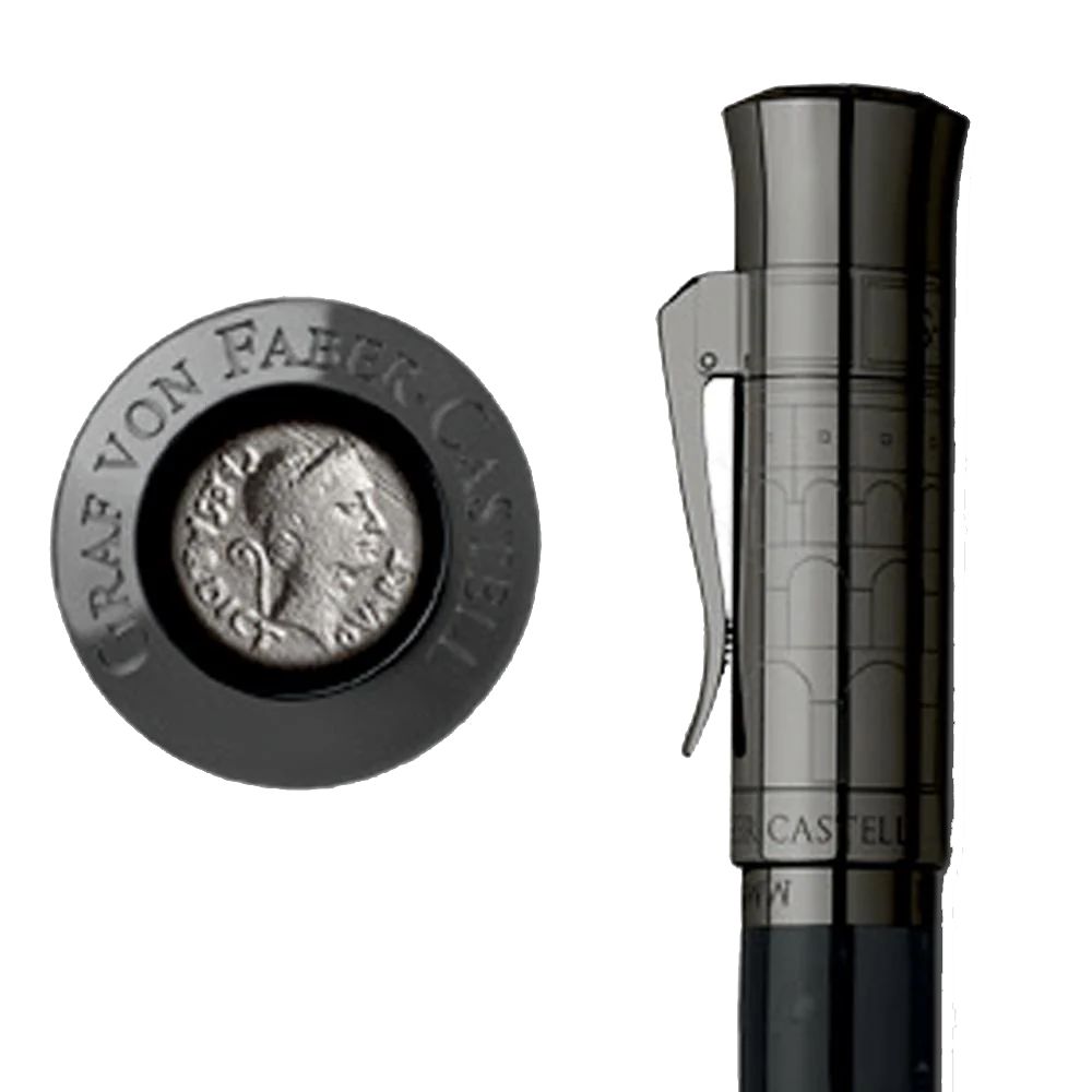 Graf von Faber-Castell Pen Of The Year 2018 Titanium/Black Fountain Pen