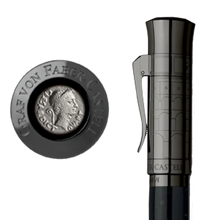 Graf von Faber-Castell Pen Of The Year 2018 Titanium/Black Fountain Pen
