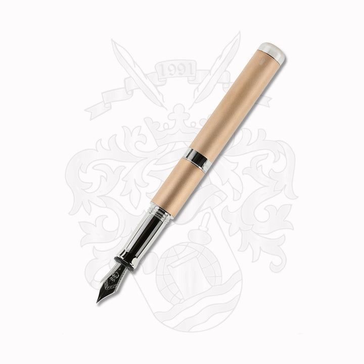 Waldmann Voyager Matte Rose Gold Plated Fountain Pen