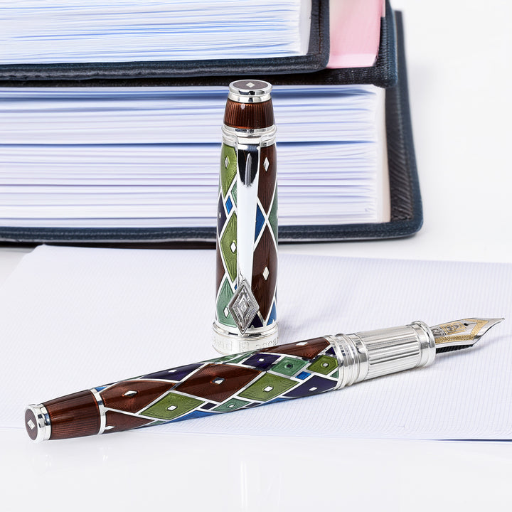 David Oscarson Harlequin Liquid Coffee Pen