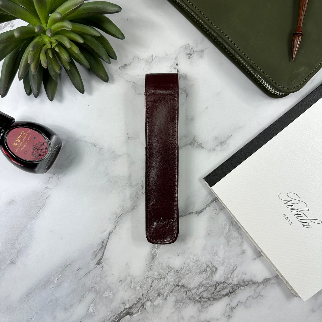 Girologio 1 Pen Case - Oxblood