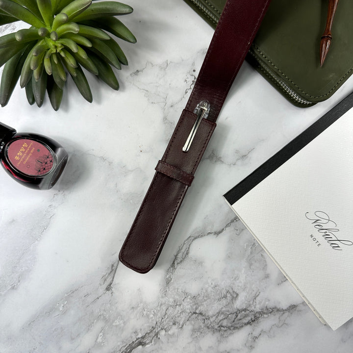 Girologio 1 Pen Case - Oxblood