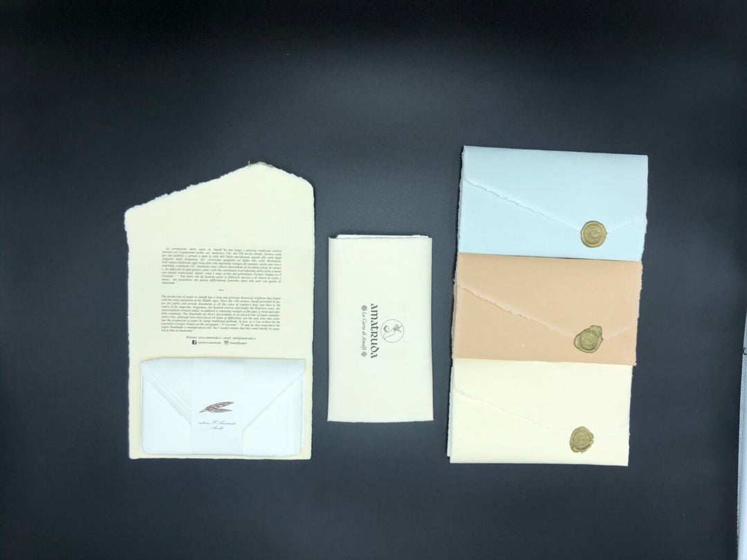 Amalfi Paper LR Sheets &amp; Envelopes Set  | AMATRUDA ITALY