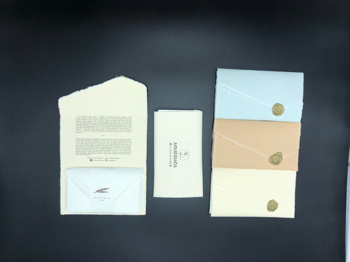Amalfi Paper LR Sheets &amp; Envelopes Set  | AMATRUDA ITALY
