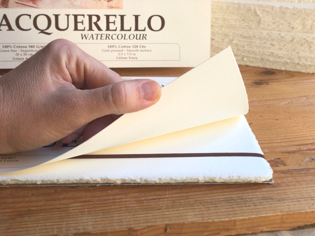 Amalfi Paper Watercolour Album with Untouched Edges | Amatruda Italy