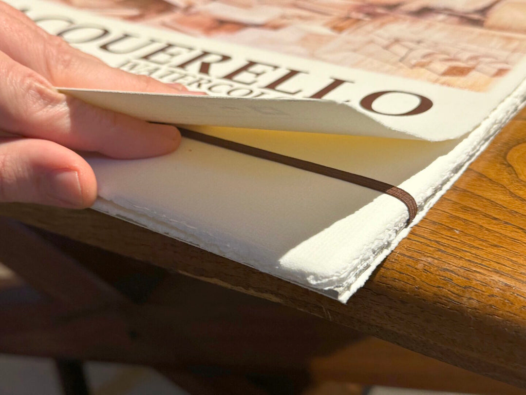Amalfi Paper Watercolour Album with Untouched Edges | Amatruda Italy