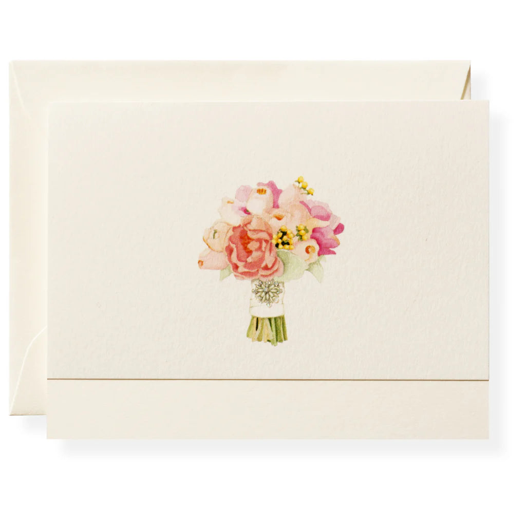 Karen Adams - Say yes Note Card Box  5.5" x 4.25" (8ct. Folded Cards &amp; Envelopes)