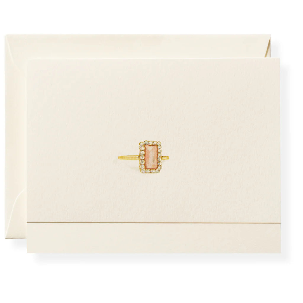 Karen Adams - Say yes Note Card Box  5.5" x 4.25" (8ct. Folded Cards &amp; Envelopes)