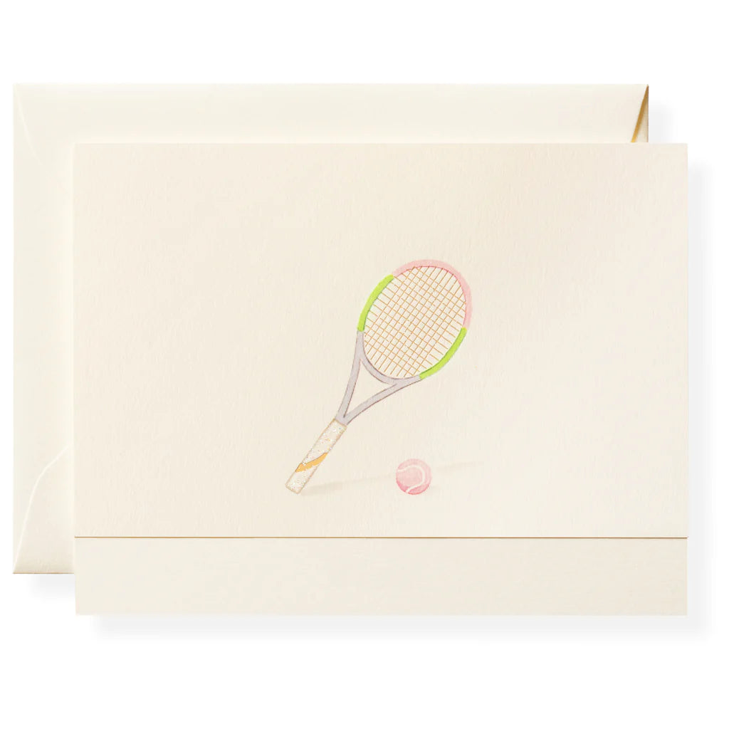 Karen Adams - Tennis Club Notecard Box 5.5" x 4.25" (8ct. Folded Cards &amp; Envelopes)