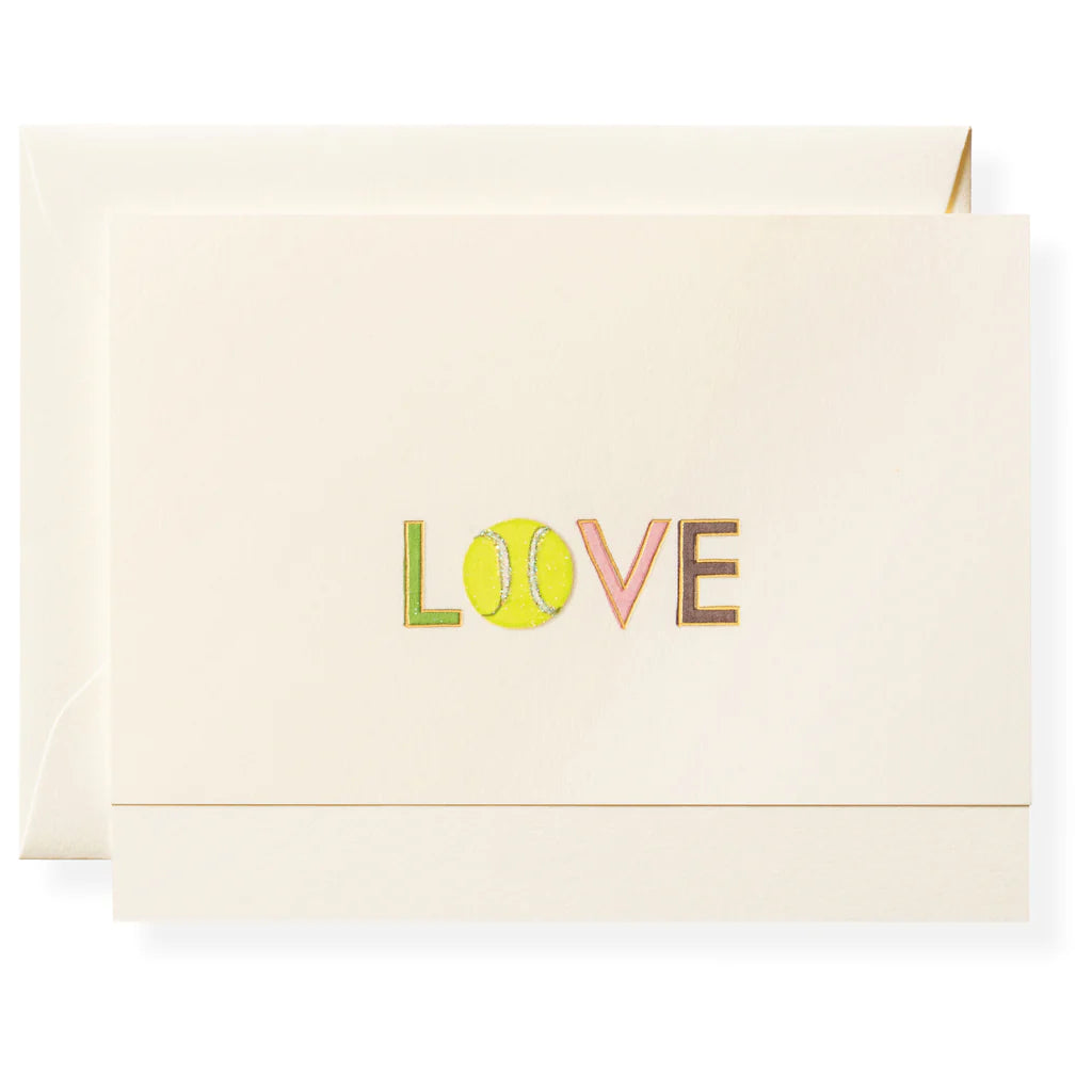 Karen Adams - Tennis Club Notecard Box 5.5" x 4.25" (8ct. Folded Cards &amp; Envelopes)