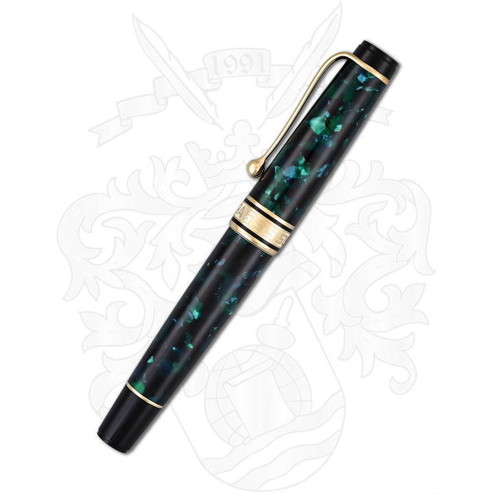 Aurora Optima Auroloide Green Rollerball Pen
