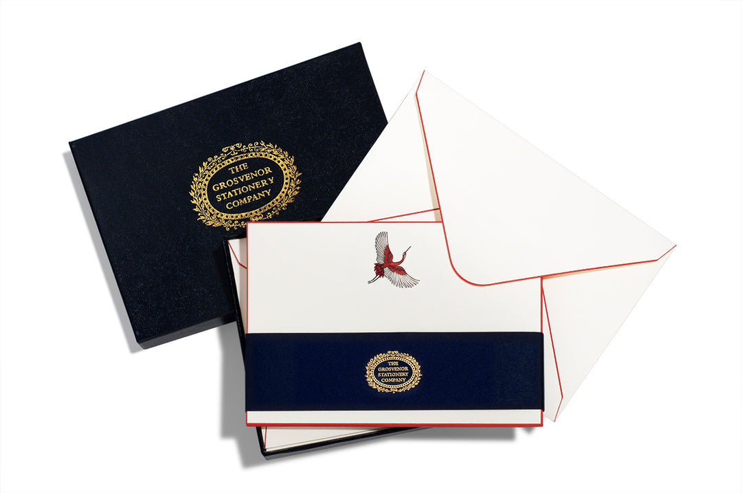 Grosvenor Cards &amp; Envelopes - Japanese Crane (10ct.)