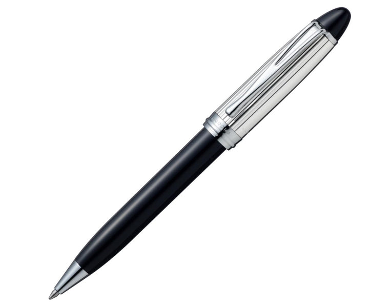 Aurora Ipsilon Piano Black  &amp; Sterling Silver - Ballpoint