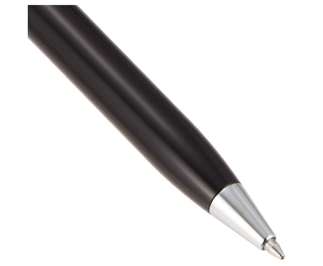 Aurora Ipsilon Piano Black  &amp; Sterling Silver - Ballpoint