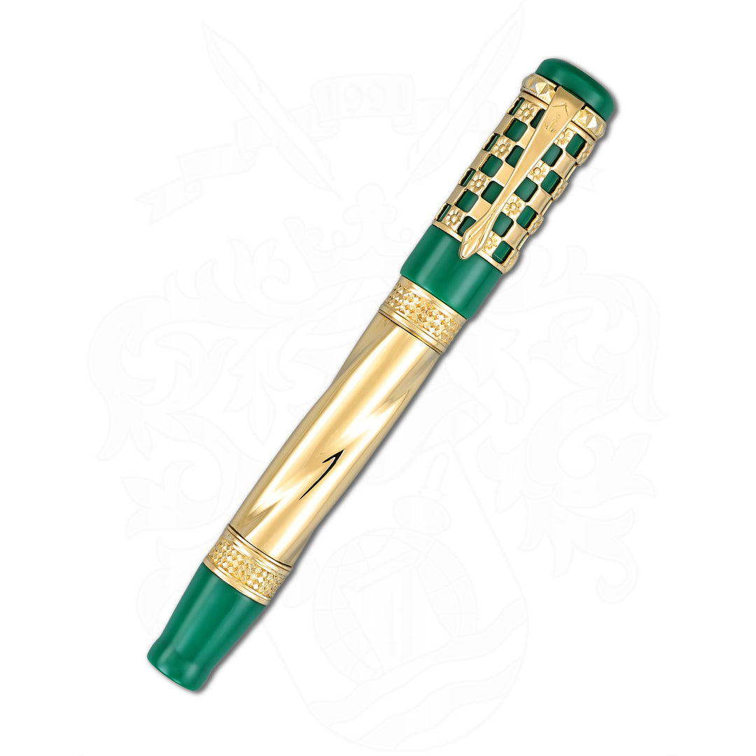 Ancora Antoni Gaudí Verde Vermeil Limited Edition Fountain Pen