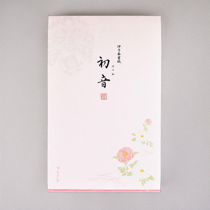 Japanese Paper Floral Design Embossing Notepad - Hatsune A5