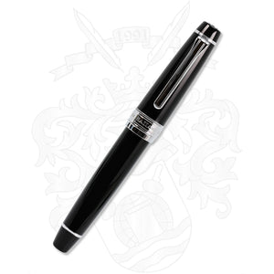 Sailor Professional Gear KOP Black & Silver Trim 21k Fountain Pen