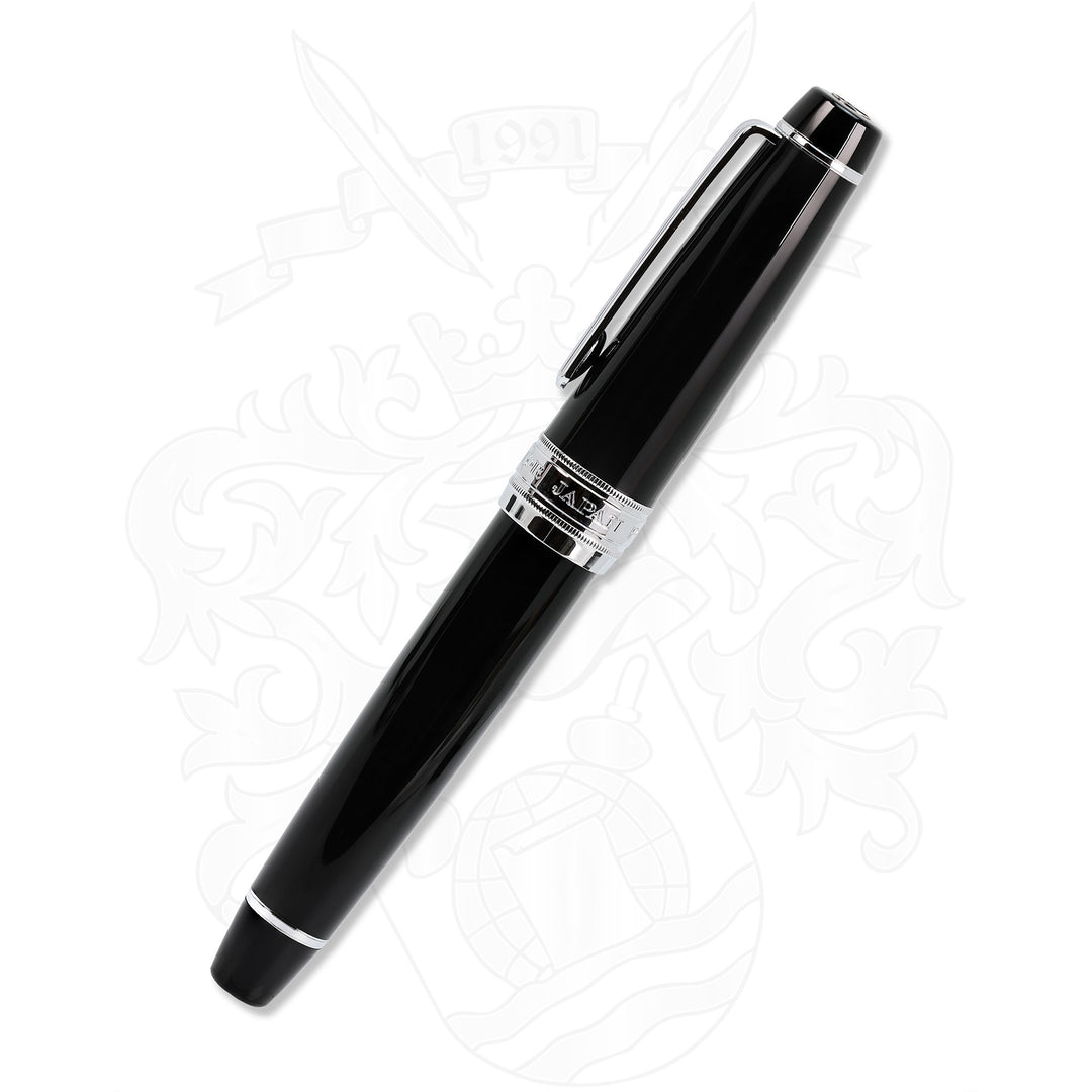 Sailor Professional Gear KOP Black &amp; Silver Trim 21k Fountain Pen