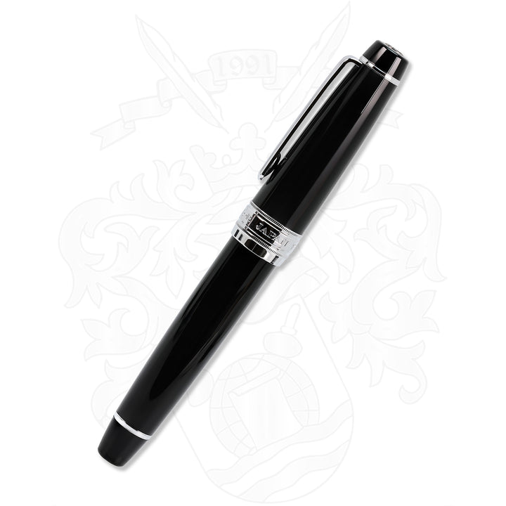 Sailor Professional Gear KOP Black &amp; Silver Trim 21k Fountain Pen