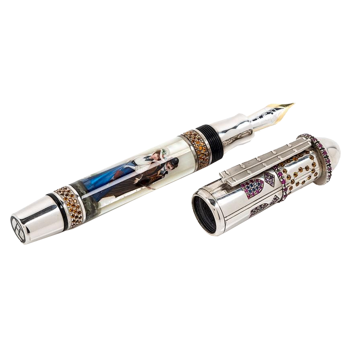 Krone Limited Edition Moulin Rouge Toulouse-Lautrec Sterling Silver Fountain Pen