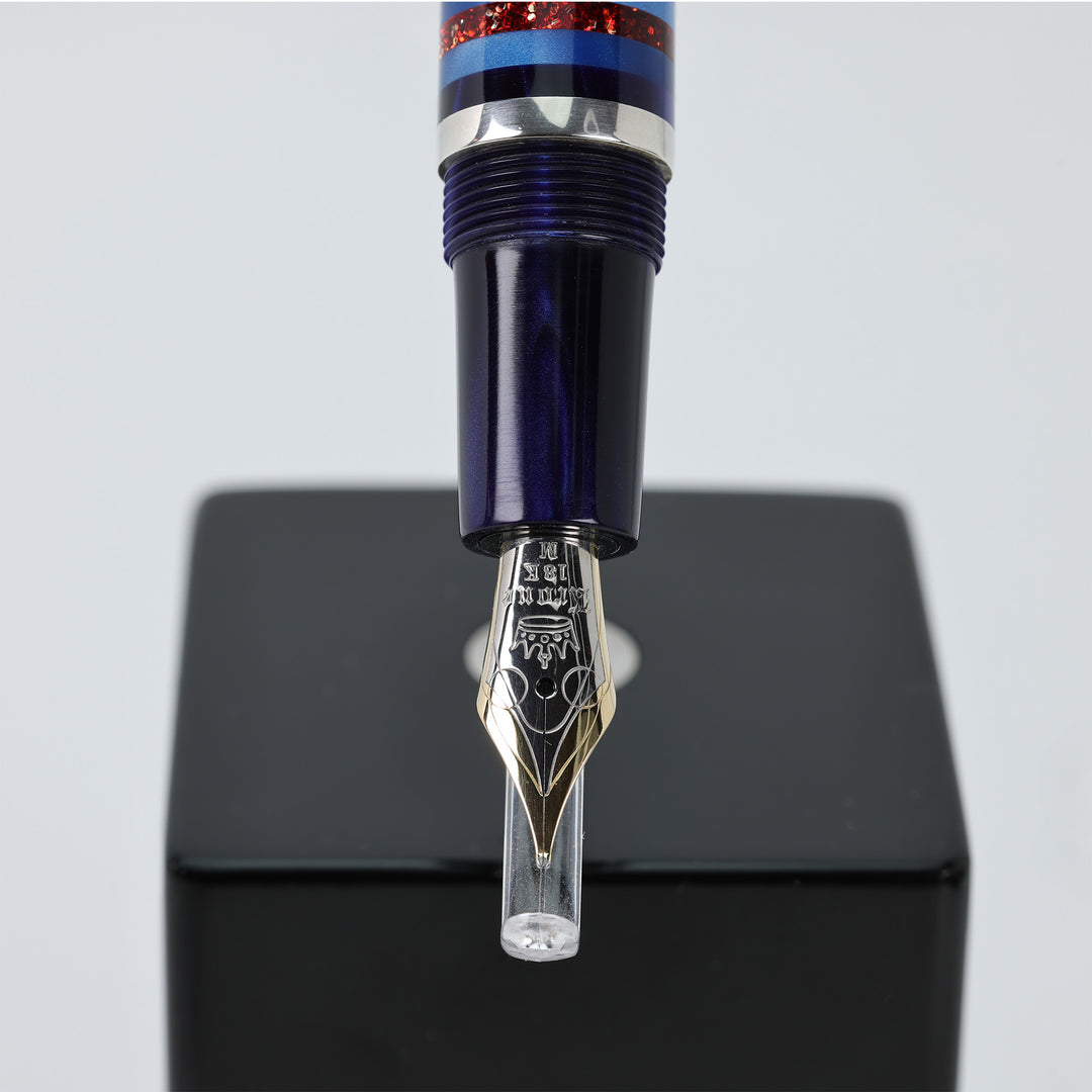 Krone Resonance - Capri Blue Fountain Pen 18k