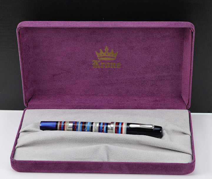 Krone Resonance - Capri Blue Fountain Pen 18k