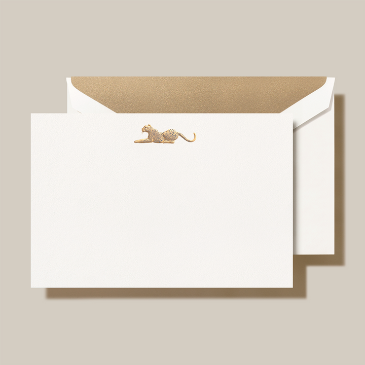 Crane LEOPARD Note Cards &amp; Envelopes