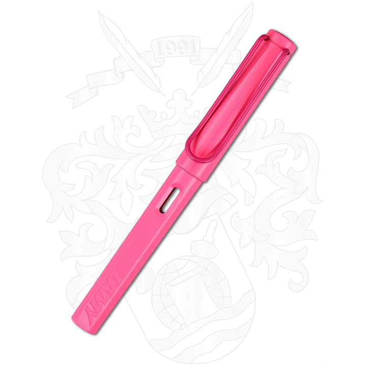 Lamy Safari Neon Pink Fountain Pen - Special Edition