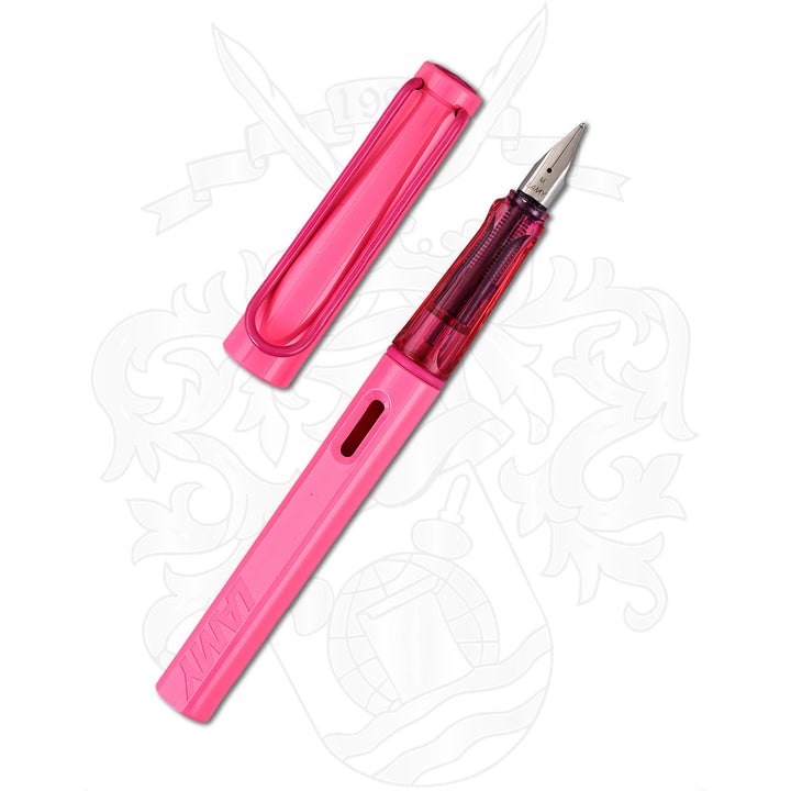 Lamy Safari Neon Pink Fountain Pen - Special Edition