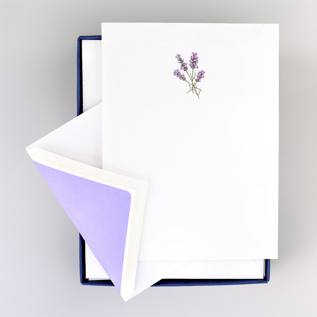 Lavender Correspondence Set 6.75" x 9.75"  (10ct.) | Rossi 1931 Italian Stationery