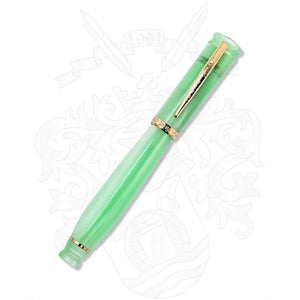 Loiminchay Mini Qian Long Jade Green Fountain Pen