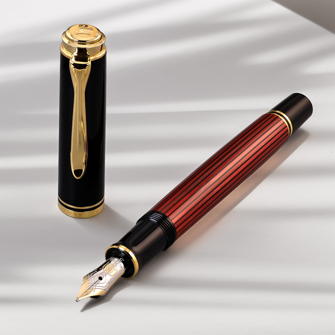 Pelikan Souverän M400 Red Stripes Fountain Pen
