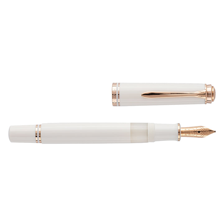 Pelikan Souverän M600 White &amp; Rose Gold Special Edition