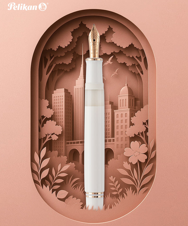 Pelikan Souverän M600 White &amp; Rose Gold Special Edition